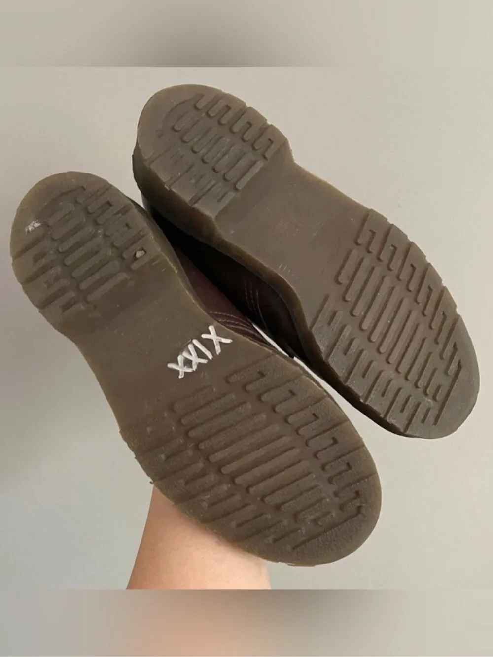 Vintage 90s Doc Martens Brown MIE England Oxford - 2UK/5US